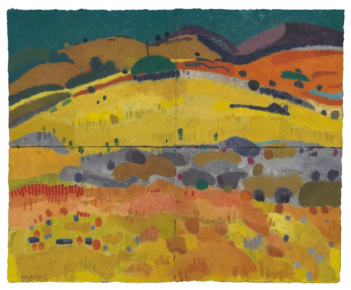 Τα αρχέγονα τοπία και οι μοναχικοί αναβάτες του Γιάννη Ευθυμίου-1