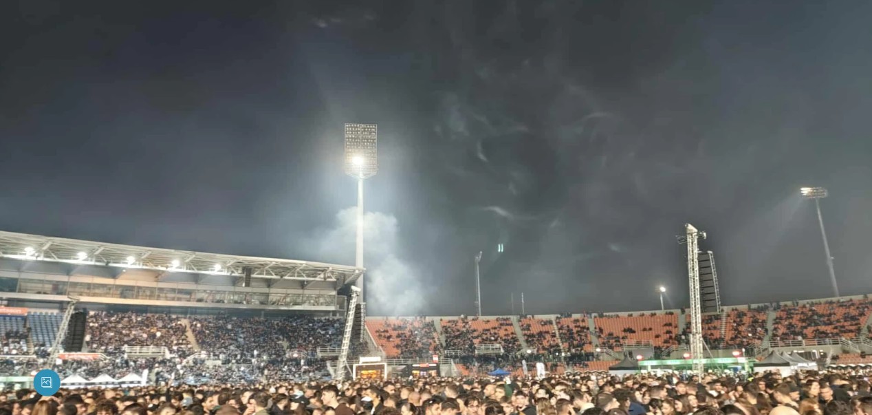 Θεσσαλονίκη: Πλήθος κόσμου στο Καυτανζόγλειο για τη συναυλία του ΛΕΞ-3