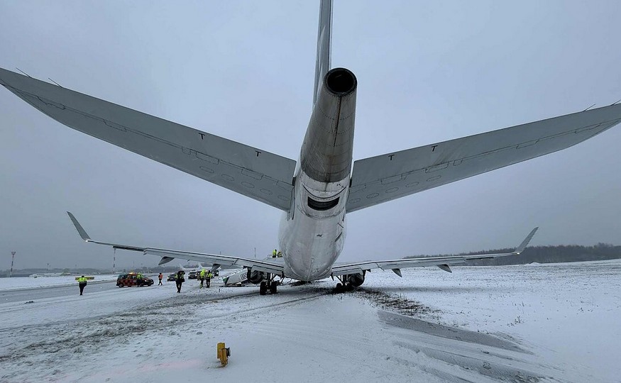 Λιθουανία: Αεροσκάφος της LOT εξετράπη στο αεροδρόμιο του Βίλνιους-1