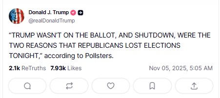 ΗΠΑ: Η αντίδραση Τραμπ στις ήττες των Ρεπουμπλικανών – «Δεν ήμουν στα ψηφοδέλτια»-1