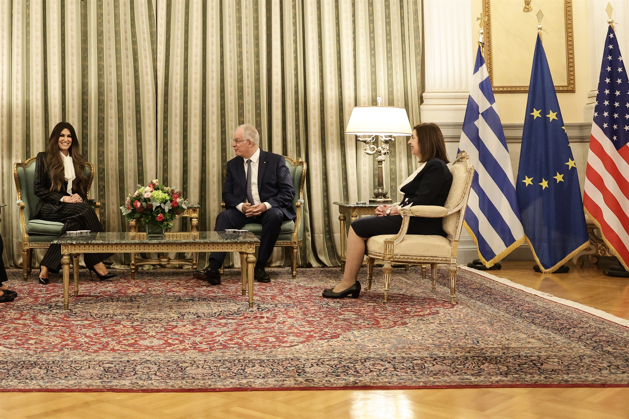 Κίμπερλι Γκίλφοϊλ: Διαπιστευτήρια με άπειρες κάμερες στο Προεδρικό-3