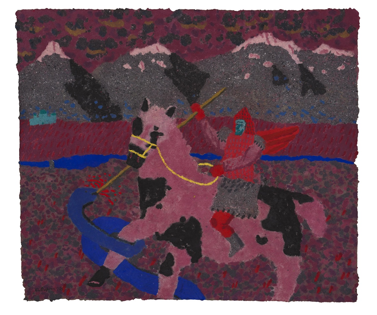 Τα αρχέγονα τοπία και οι μοναχικοί αναβάτες του Γιάννη Ευθυμίου-2