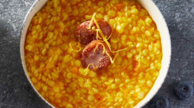 τραχανάς-με-κρόκο-κοζάνης-ψητή-κολοκύ-563928694