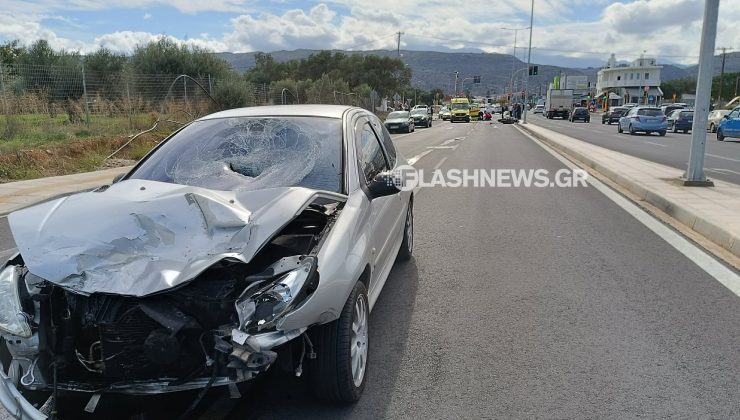Τροχαίο στα Χανιά: Σοβαρά τραυματίας οδηγός μηχανής-1