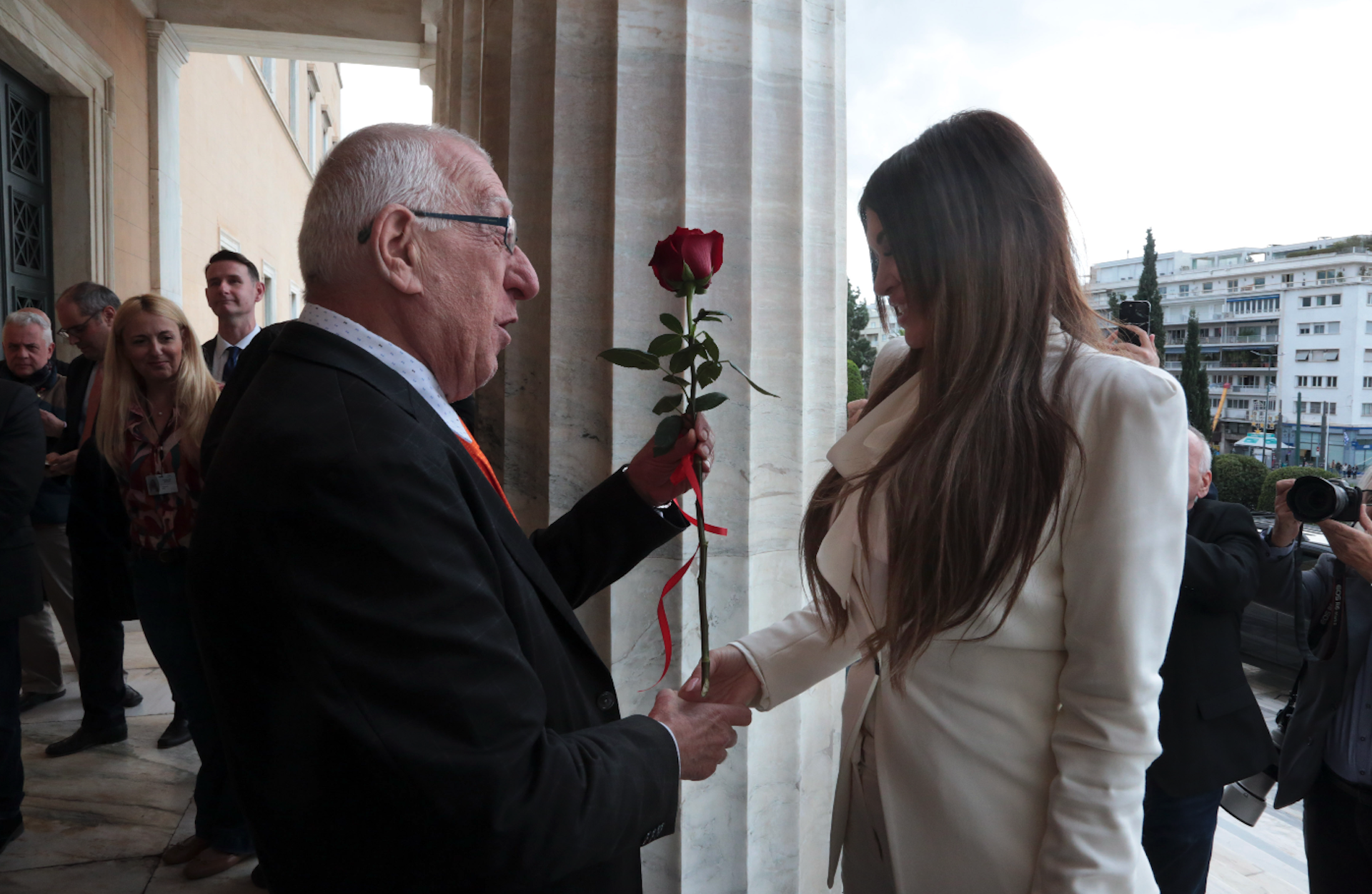 Επίσκεψη Γκίλφοϊλ στη Βουλή – Συνάντηση με Κακλαμάνη-2