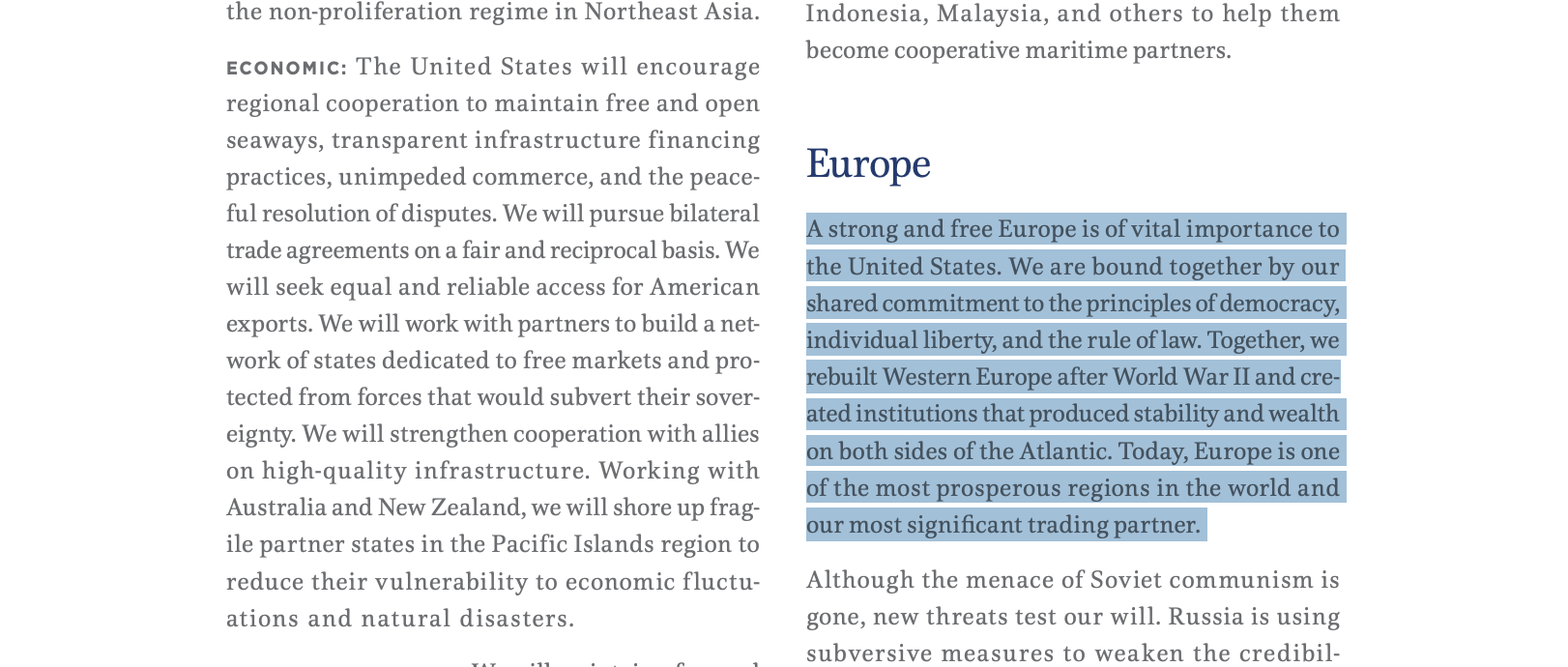 Μανιφέστο Τραμπ: Πώς οι Ευρωπαίοι από εκλεκτοί σύμμαχοι το 2017 υποβιβάστηκαν σε φτωχούς συγγενείς-5