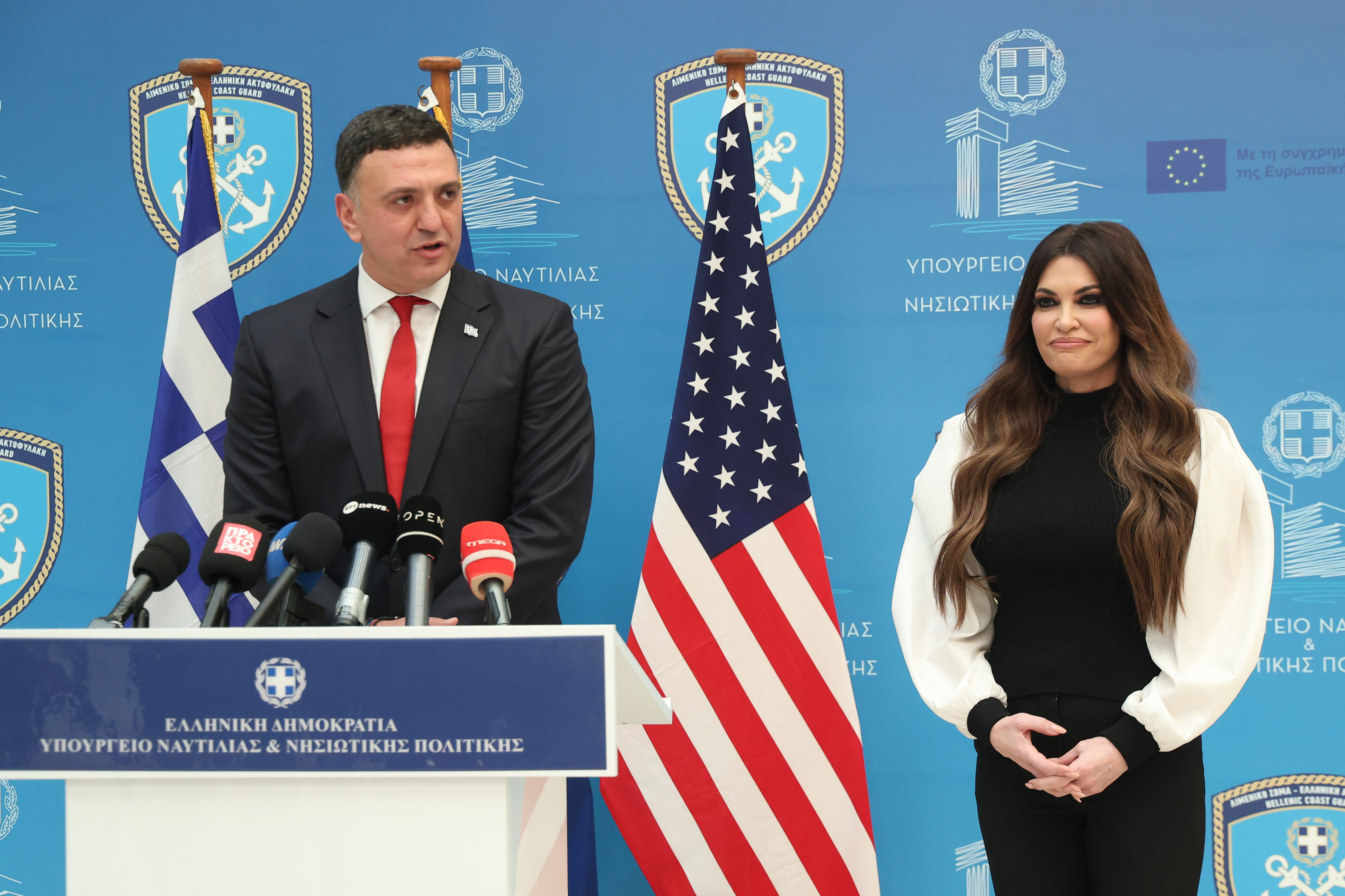 Κίμπερλι Γκίλφοϊλ: Συνάντηση με τον Βασίλη Κικίλια στο υπουργείο Ναυτιλίας-1