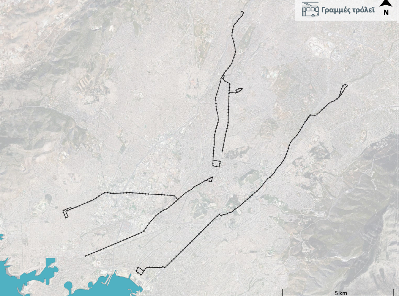 Τρόλεϊ: Ξεκινά το ξήλωμα των καλωδίων – Ο νέος «χάρτης» του δικτύου-2