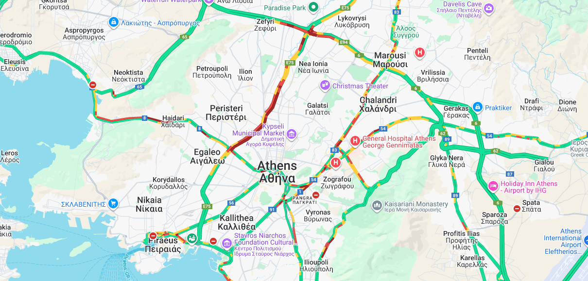 Κίνηση στους δρόμους: Δυσχέρεια στον Κηφισό λόγω ακινητοποιημένου φορτηγού-1