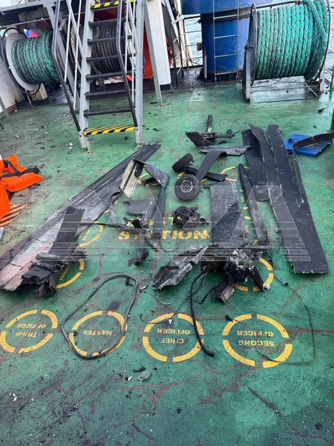 Μαύρη Θάλασσα: Φωτογραφίες από το ρωσικό τάνκερ μετά την επίθεση-1