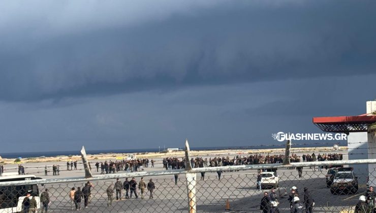 Επεισόδια με αγρότες στην Κρήτη: Εκλεισε το αεροδρόμιο του Ηρακλείου – Αποκλεισμός και στα Χανιά-2