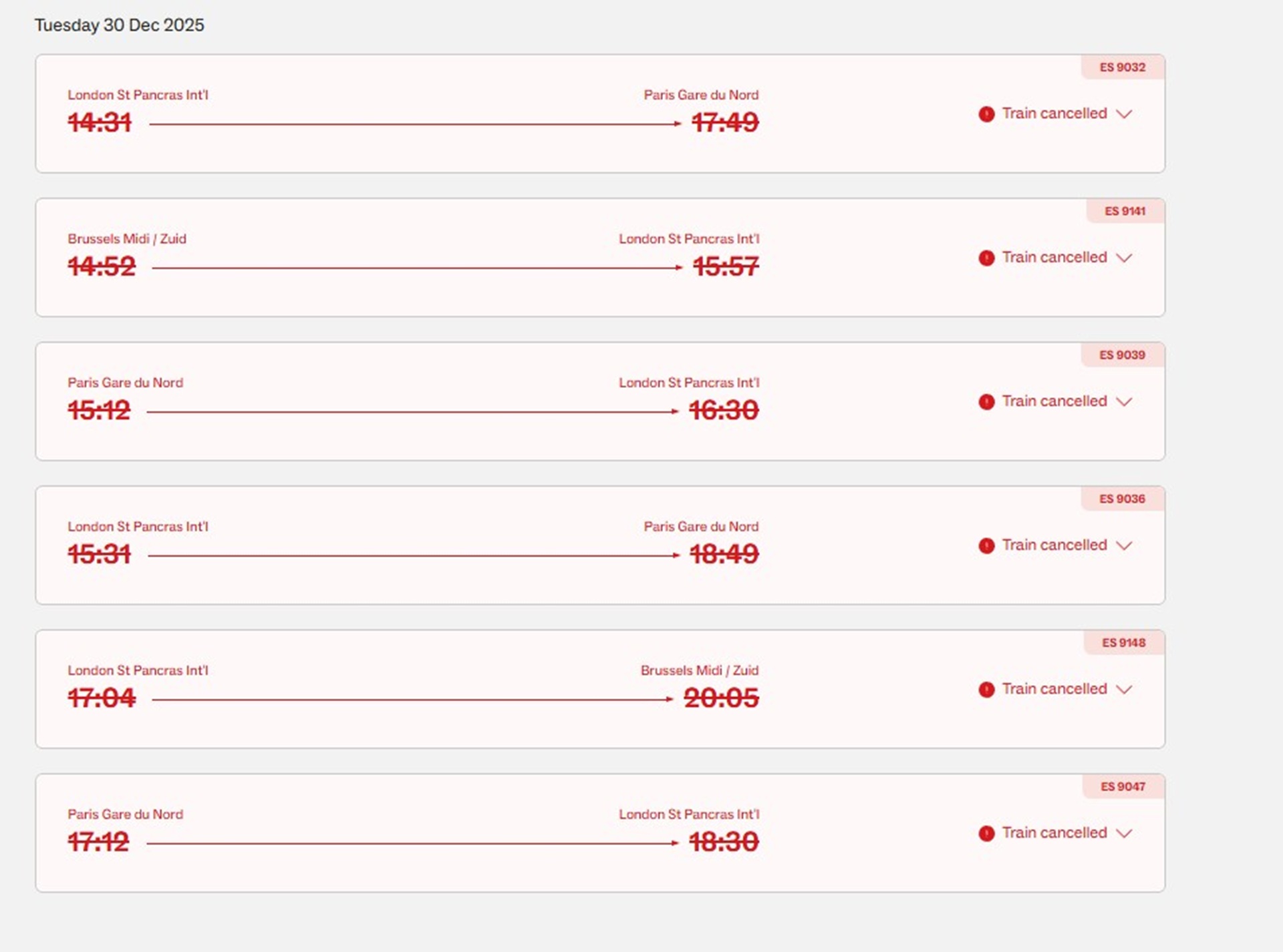 Eurostar: Ακυρώνονται «μέχρι νεωτέρας» όλα τα δρομολόγια από και προς το Λονδίνο-1