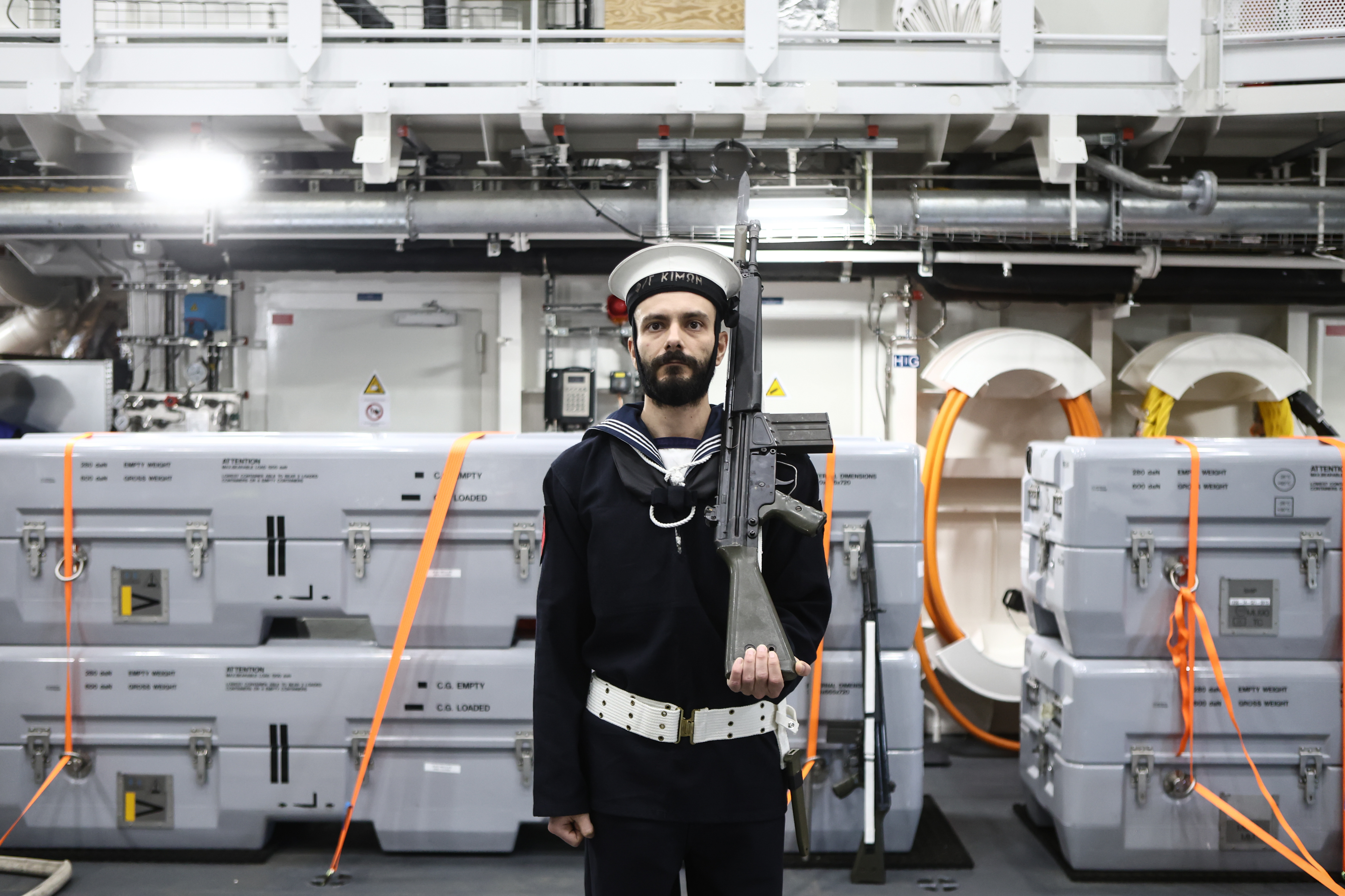 Η Ελλάδα υποδέχθηκε τη φρεγάτα  «Κίμων»-9