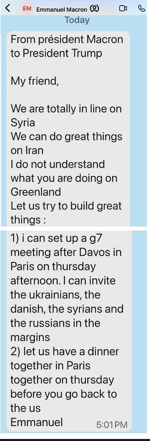 Το Politico αποκωδικοποιεί το μήνυμα του Μακρόν στον Τραμπ: Τι έγραψε και τι εννοούσε-1