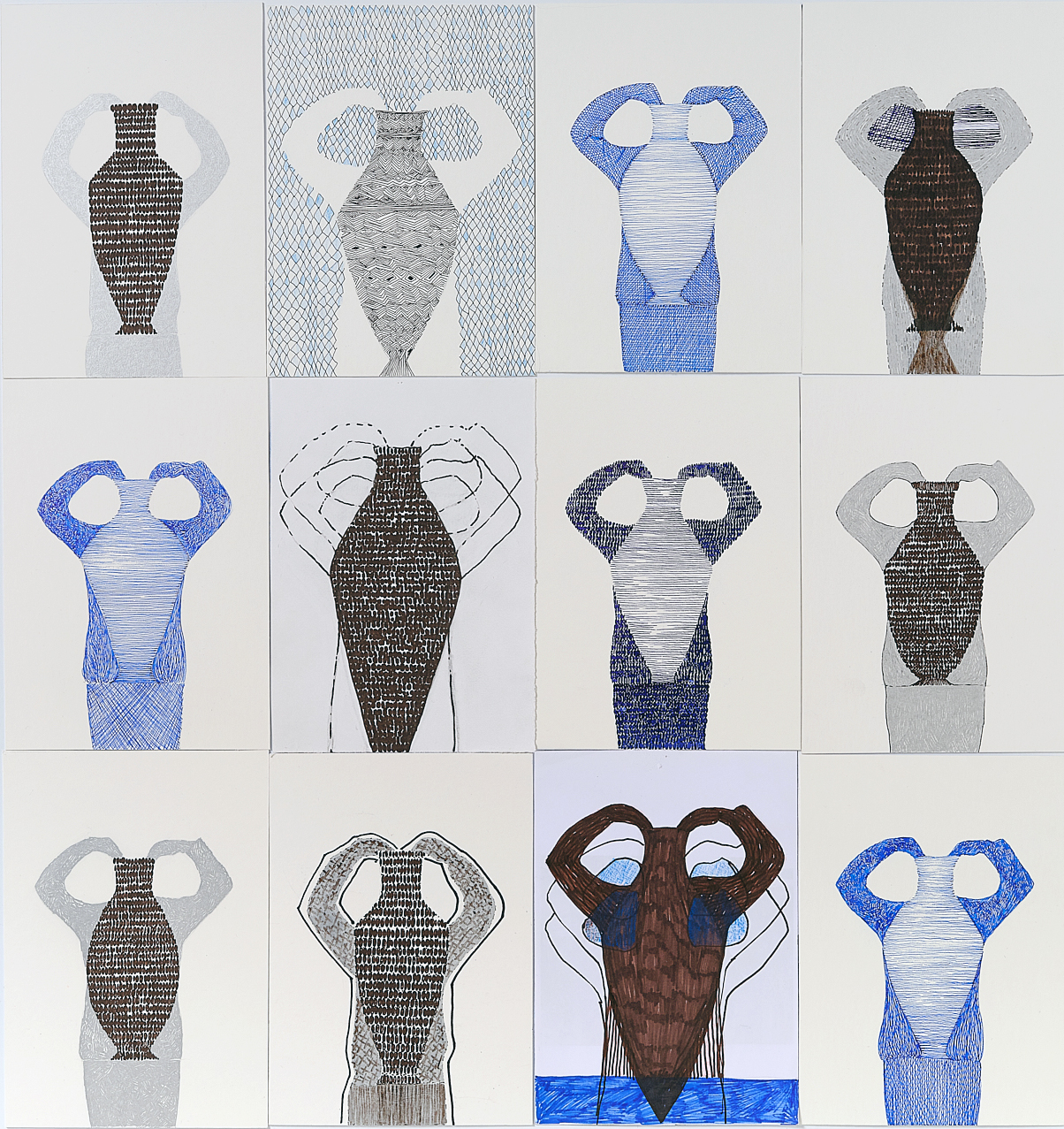 Aντιθετικά ζεύγη. Εκθεσιακή επιστροφή στα πάτρια για τη Μαρία Οικονομοπούλου-1