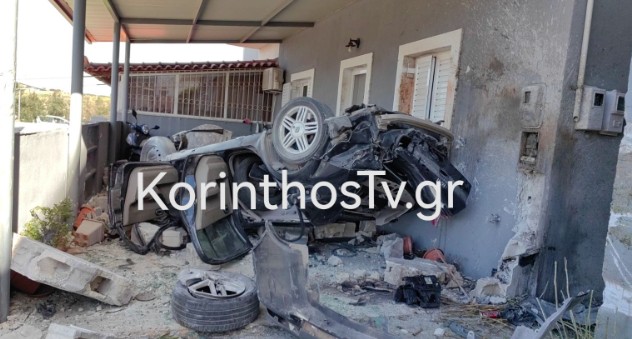 Τραγωδία στην Κορινθία: Βίντεο από το τροχαίο με τους δύο νεκρούς-1