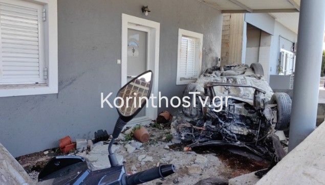 Τραγωδία στην Κορινθία: Βίντεο από το τροχαίο με τους δύο νεκρούς-3