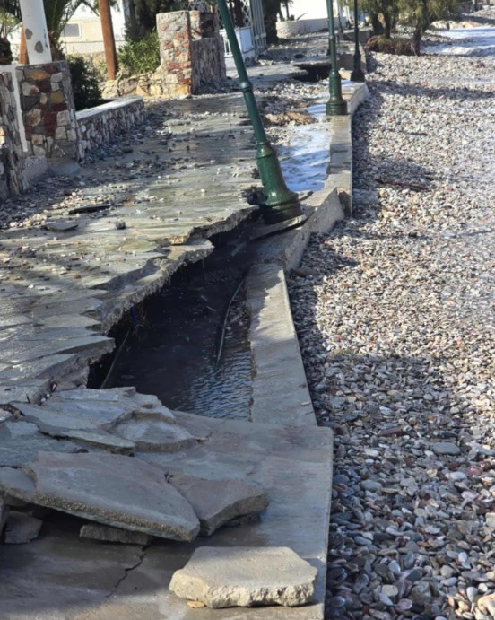 Κακοκαιρία: Σε κατάσταση έκτακτης ανάγκης η Τήλος-1