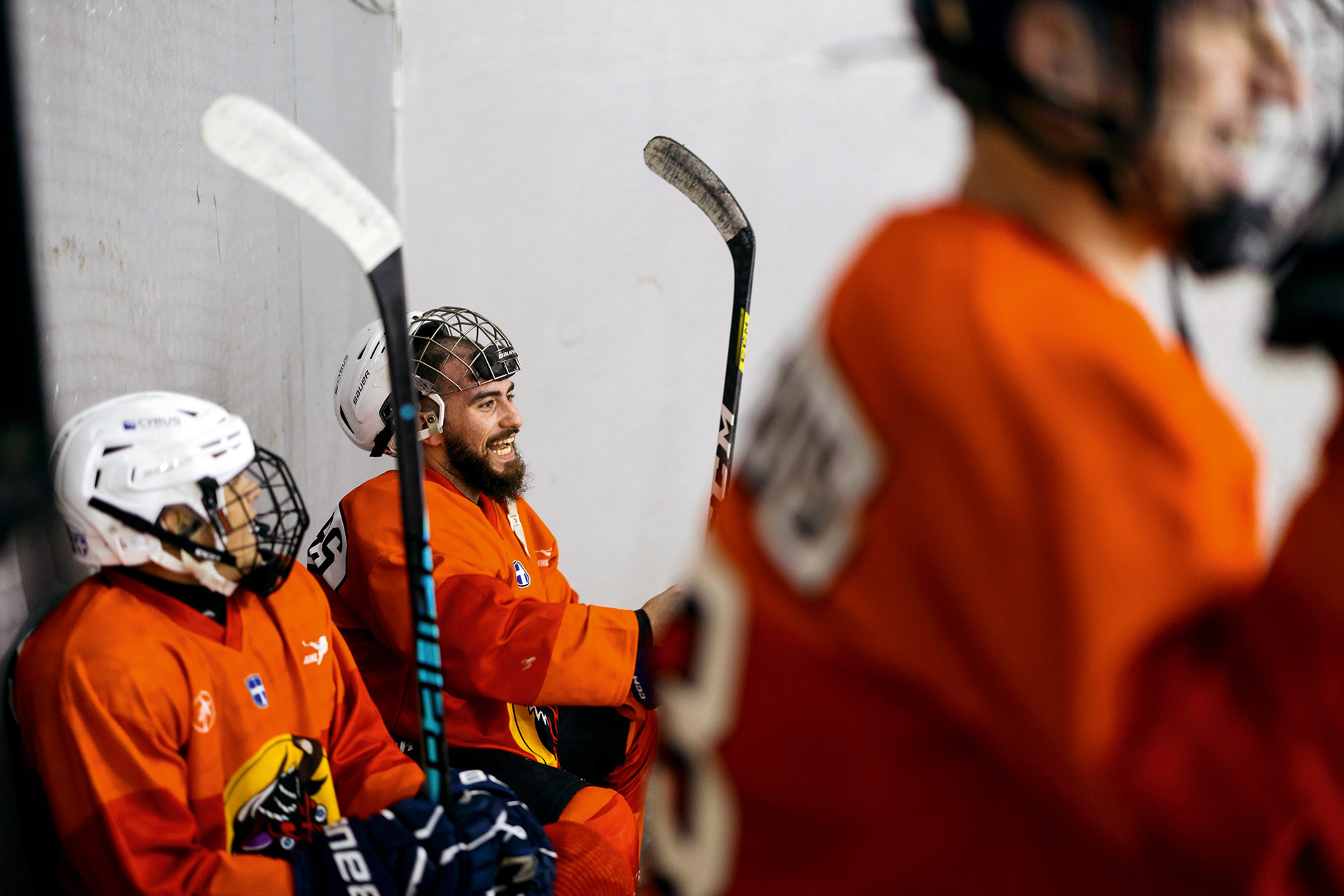 Σε έναν αγώνα ice hockey, στο παγοδρόμιο του Ελαιώνα-5