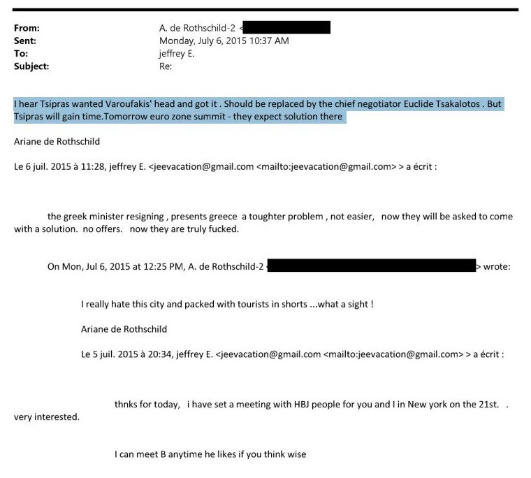 Φάκελοι Επσταϊν: Ο Τσίπρας, ο Βαρουφάκης και το χρέος – Πάνω από 1.500 αναφορές στην Ελλάδα-2