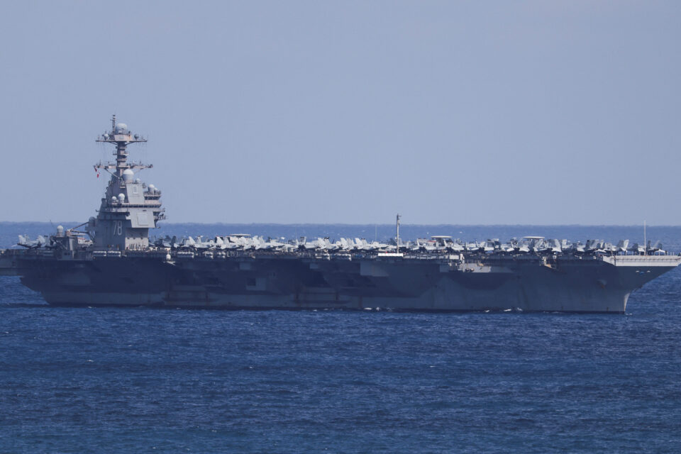 Στη Σούδα το μεγαλύτερο αεροπλανοφόρο στον κόσμο USS Gerald R. Ford (εικόνες – βίντεο)-2