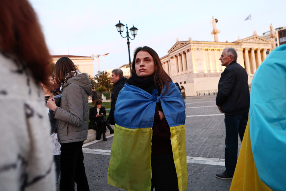 Ουκρανία: Συγκέντρωση στο Σύνταγμα για τα τέσσερα χρόνια από τη ρωσική εισβολή-18