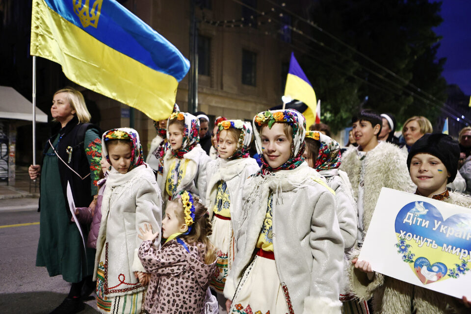 Ουκρανία: Συγκέντρωση στο Σύνταγμα για τα τέσσερα χρόνια από τη ρωσική εισβολή-10