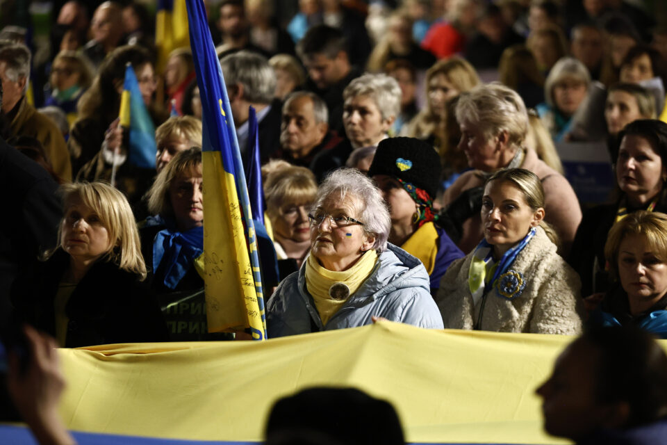 Ουκρανία: Συγκέντρωση στο Σύνταγμα για τα τέσσερα χρόνια από τη ρωσική εισβολή-5