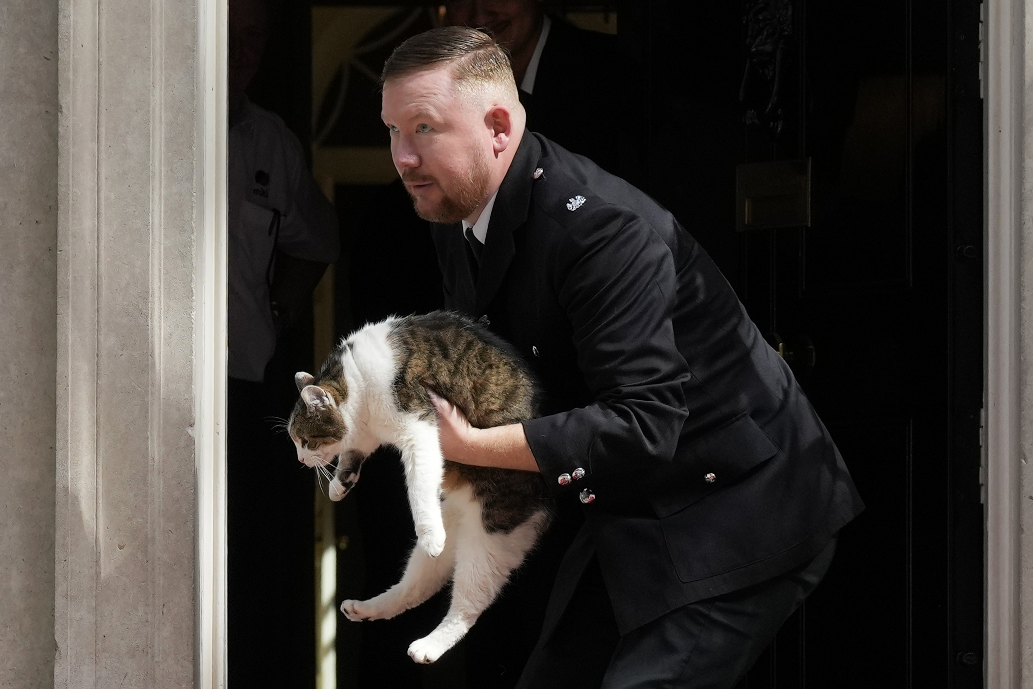 Εξι Βρετανοί πρωθυπουργοί, αμέτρητοι ηγέτες: Ο Λάρι έκλεισε 15 χρόνια στην Ντάουνινγκ Στριτ-8