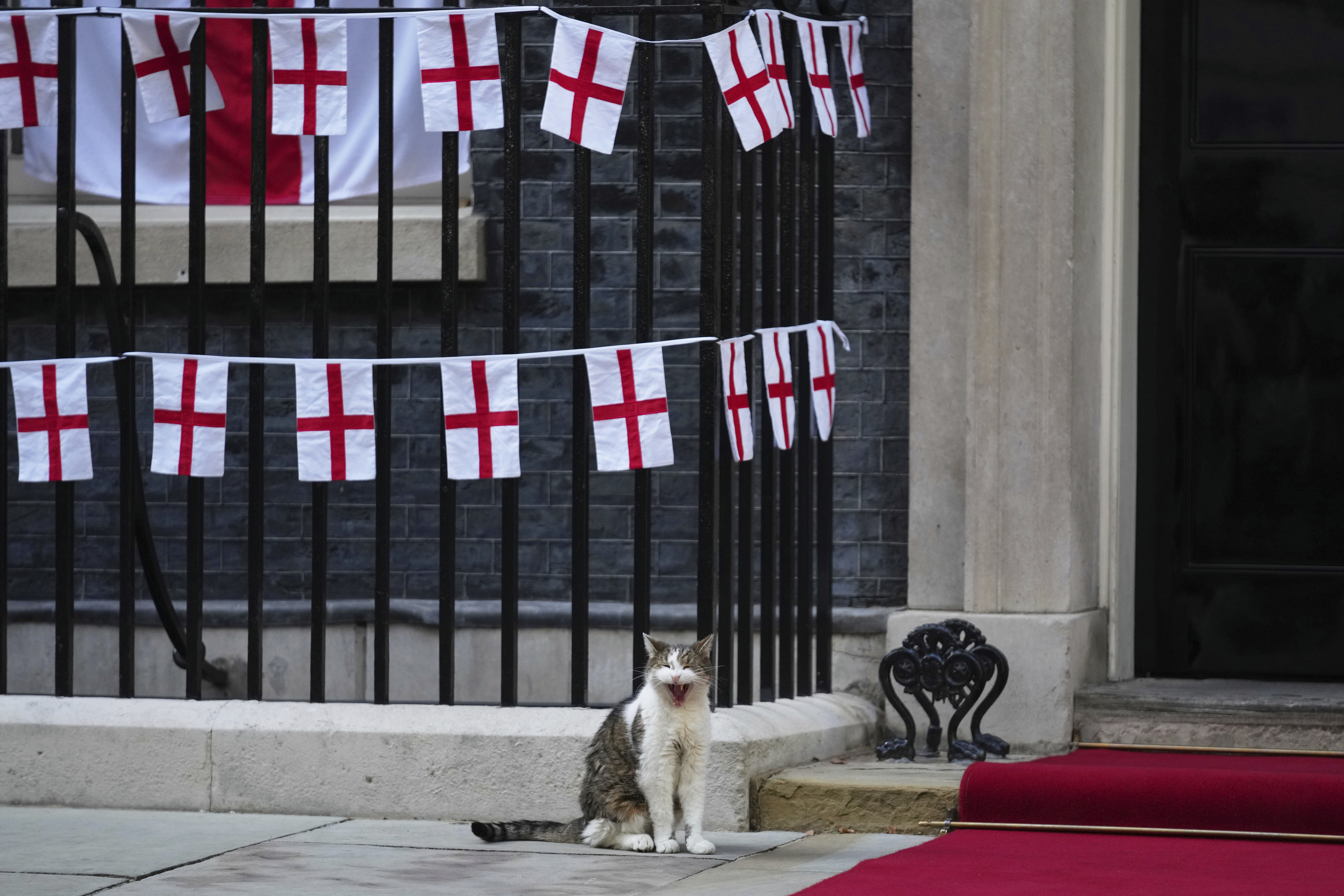 Εξι Βρετανοί πρωθυπουργοί, αμέτρητοι ηγέτες: Ο Λάρι έκλεισε 15 χρόνια στην Ντάουνινγκ Στριτ-10