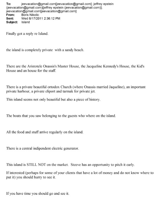 Οταν ο Επσταϊν παζάρευε τον Σκορπιό του Ωνάση-2