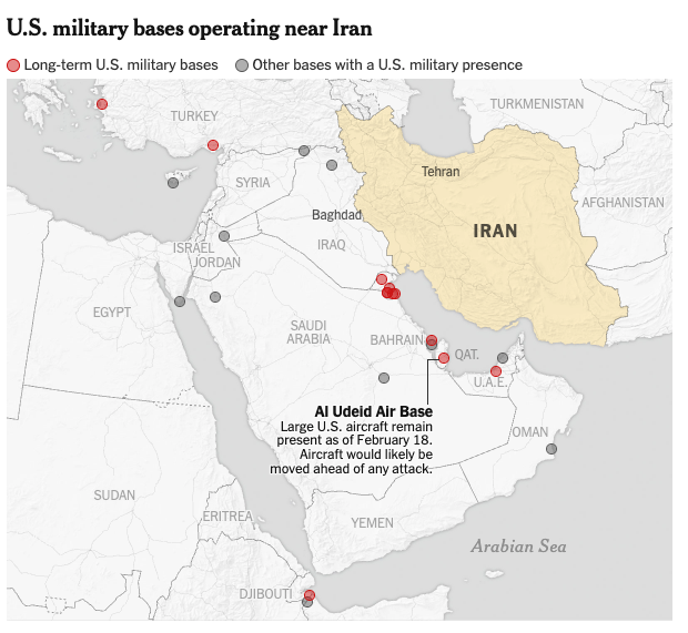 Οι ΗΠΑ «κυκλώνουν» στρατιωτικά το Ιράν απαιτώντας συμφωνία-3