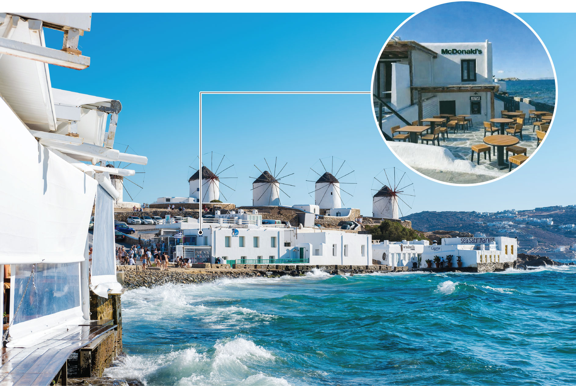 Tα McDonald’s διχάζουν τη Μύκονο-1