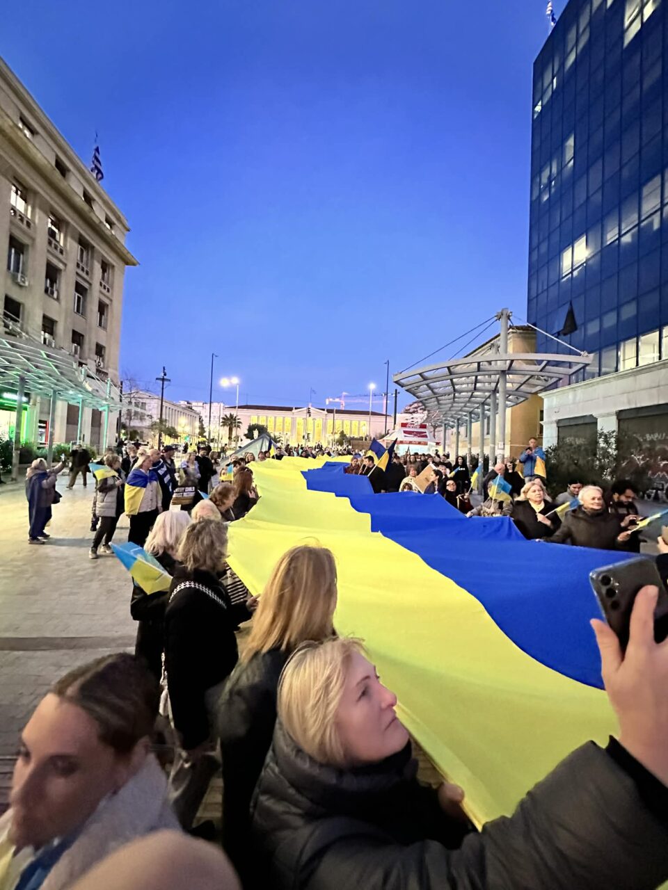 Ουκρανία: Συγκέντρωση στο Σύνταγμα για τα τέσσερα χρόνια από τη ρωσική εισβολή-19