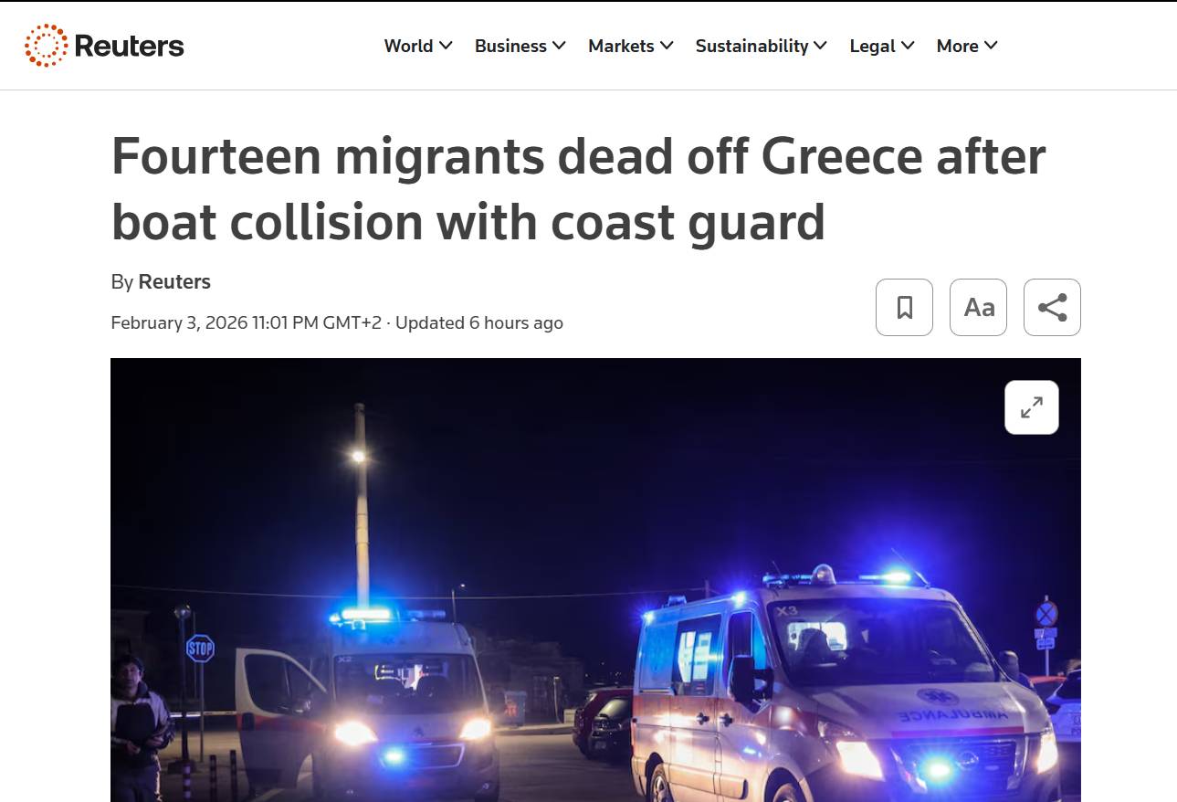 Τραγωδία στη Χίο: Τι λένε τα διεθνή ΜΜΕ για το πολύνεκρο ναυάγιο-1