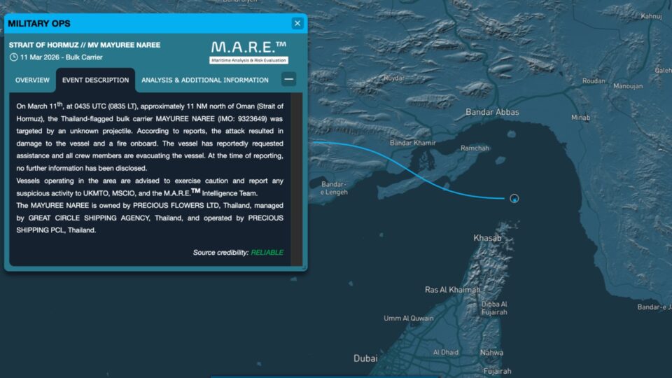 Πολλαπλά πλήγματα κατά εμπορικών πλοίων στον Περσικό Κόλπο – Ναυτικοί σε φλεγόμενο σκάφος-1