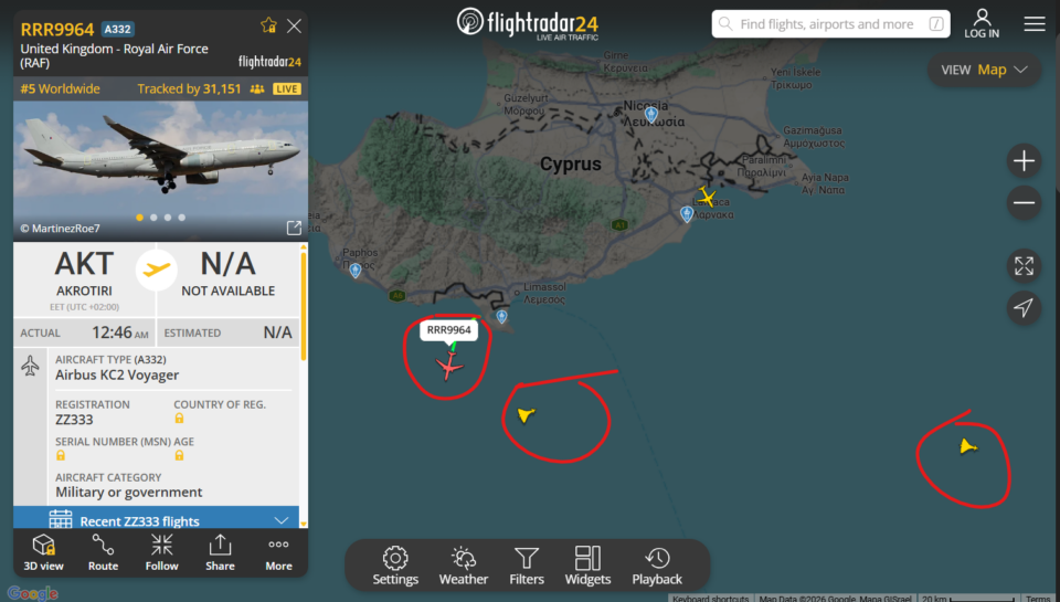 Κύπρος: Συναγερμός στη βρετανική βάση Ακρωτηρίου – Πιθανή πτώση drone-1