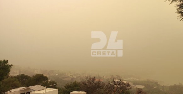 Αφρικανική σκόνη «πνίγει» την Κρήτη – Σοβαρά προβλήματα στο αεροδρόμιο Ηρακλείου-4