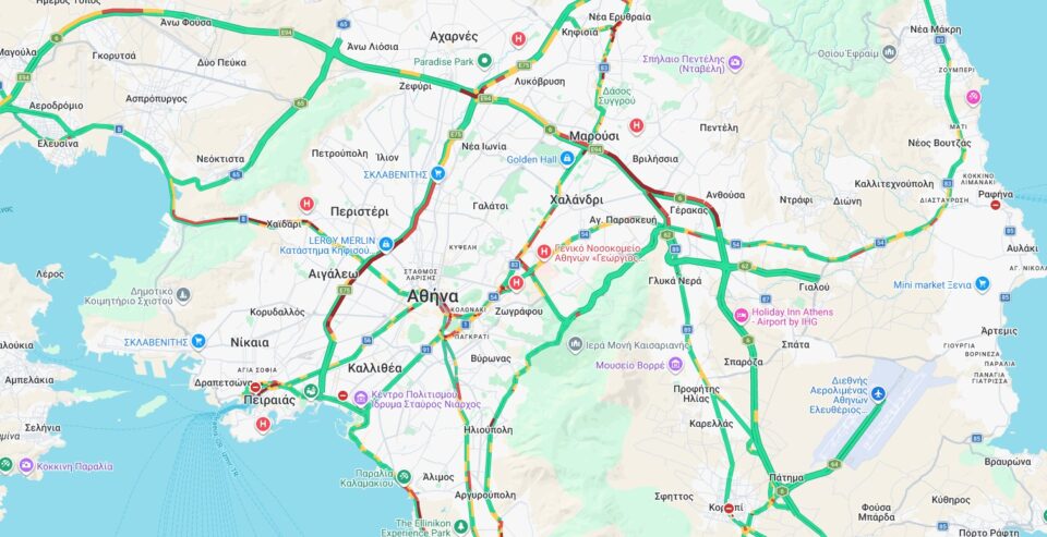 Πάσχα: Αυξημένη κίνηση στους δρόμους – Ξεκίνησε η έξοδος των εκδρομέων-1