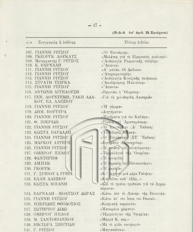 «Απεφασίσαμεν και διατάσσομεν»: Τα απαγορευμένα βιβλία της δικτατορίας-6