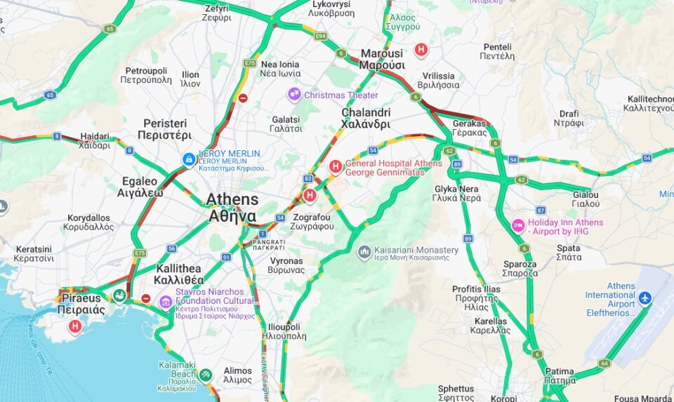 Αυξημένη κίνηση στους δρόμους – Ξεκίνησε η έξοδος των εκδρομέων-1