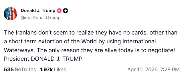 Νέες απειλές Τραμπ κατά Ιράν: Ο μόνος λόγος που υπάρχουν σήμερα είναι για να διαπραγματευτούν-1