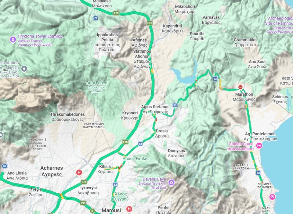 Eξοδος Πάσχα: Ομαλοποιήθηκε η κίνηση στην Αθηνών – Κορίνθου-2