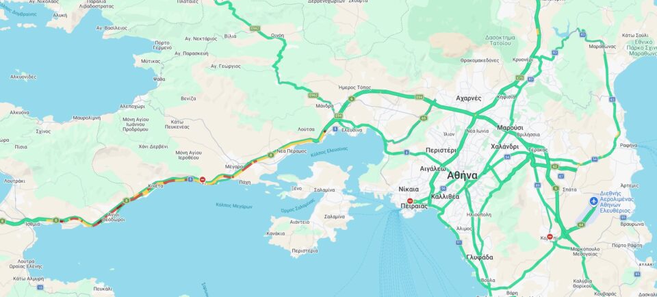 Μετ’ εμποδίων η επιστροφή των εκδρομέων του Πάσχα – Παραμένει η κίνηση στην Αθηνών-Κορίνθου-1