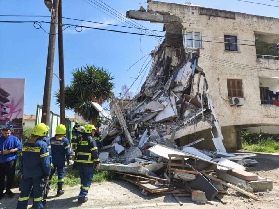 Κύπρος: Και δεύτερος νεκρός μετά την κατάρρευση κτιρίου-1