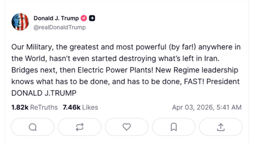 Τραμπ σε Ιράν: Νέες απειλές για πλήγματα σε κρίσιμες υποδομές-1