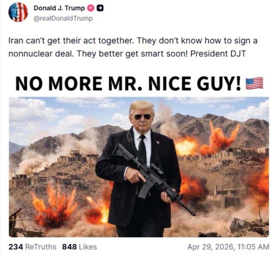 «Τέρμα το καλό παιδί»: Ο Τραμπ απειλεί το Ιράν με νέες επιθέσεις-1