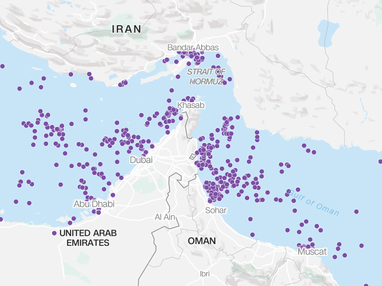 Kpler, Marine Traffic, CNN