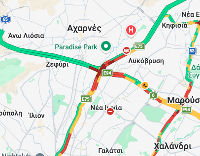 Καραμπόλα επτά οχημάτων στην Αθηνών – Λαμίας-1