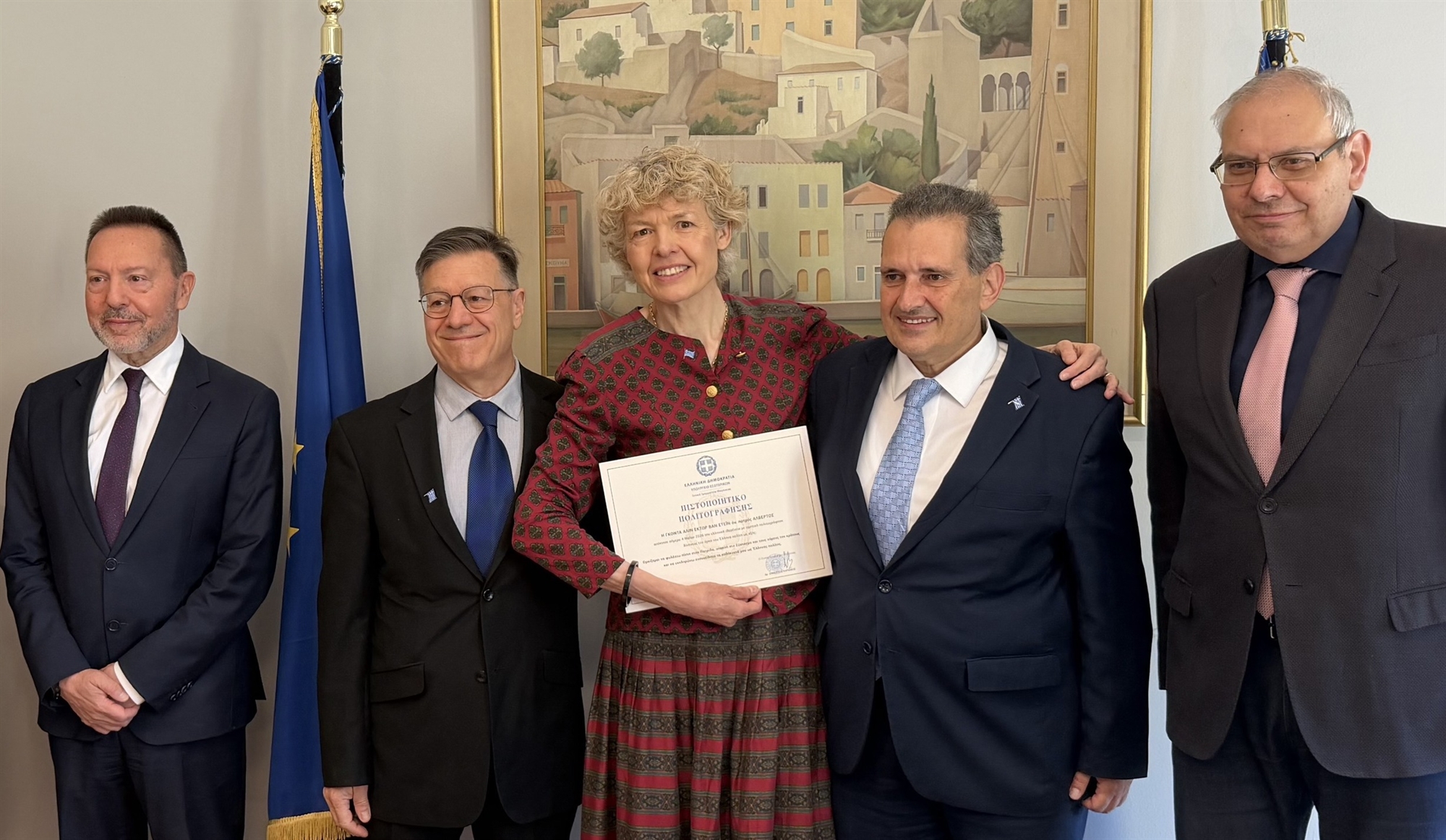 Γκόντα φαν Στιν. Η επίμονη Βελγίδα ελληνίστρια πήρε τιμητικά την ελληνική ιθαγένεια-1
